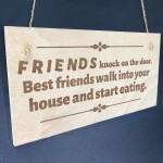 Funny FRIENDSHIP Gift Wooden Hanging Sign Best Friend Gifts 