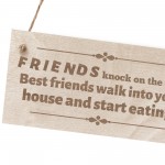 Funny FRIENDSHIP Gift Wooden Hanging Sign Best Friend Gifts 