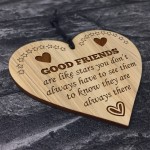 Good Friends Like Stars FRIENDSHIP SIGN Thank You Gift For Her