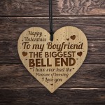 Funny Valentines Gift For Boyfriend Engraved Valentines Card