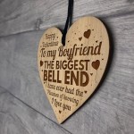 Funny Valentines Gift For Boyfriend Engraved Valentines Card