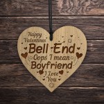 Funny Rude Valentines Gift For Boyfriend Engraved Heart