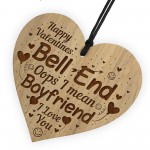 Funny Rude Valentines Gift For Boyfriend Engraved Heart