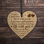 Thank You Gift For Him Her Husband Wife Gifts Engraved Heart