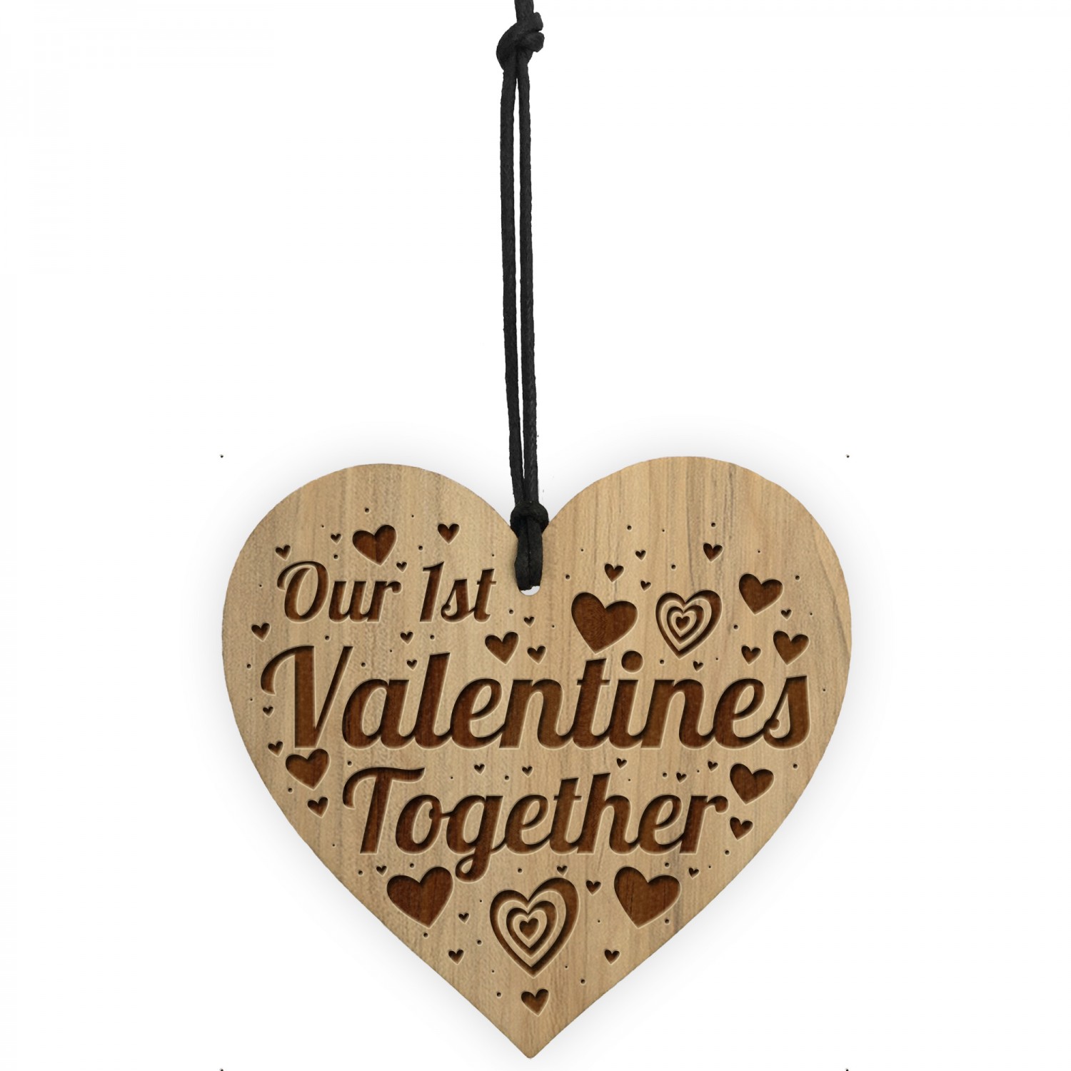 Our 1st Valentines Together Gift Engraved Heart Girlfriend Gifts