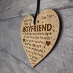 Reasons Why I Love My Boyfriend Engraved Heart Boyfriend Gifts