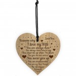 Reasons Why I Love My Wife Engraved Heart Wife Birthday Xmas