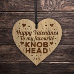 Funny Joke Valentines Gift For Him Engraved Heart Husband