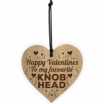 Funny Joke Valentines Gift For Him Engraved Heart Husband