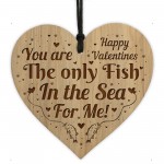 Valentines Gift For Boyfriend Girlfriend Engraved Heart Card