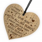 Valentines Gift For Daddy To Be Engraved Heart Boyfriend Husband