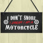 Motorcycle Motorbike Sign Hanging Garage Plaque Birthday Gifts