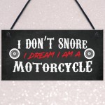 Motorcycle Motorbike Sign Hanging Garage Plaque Birthday Gifts