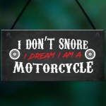 Motorcycle Motorbike Sign Hanging Garage Plaque Birthday Gifts