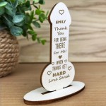 unny Friendship Gift Novelty Wood Sign Personalised Birthday