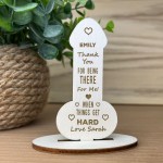 unny Friendship Gift Novelty Wood Sign Personalised Birthday