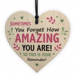 AMAZING Friendship Gift Hanging Heart Friendship Sign Motivation