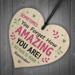 AMAZING Friendship Gift Hanging Heart Friendship Sign Motivation