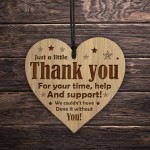 Thank You Gift For Him Her Friendship Gift Engraved Heart