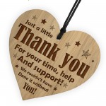 Thank You Gift For Him Her Friendship Gift Engraved Heart