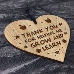 Teacher Thank You Engraved Gift From Student Teaching Assistant 