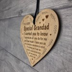 Special Grandad Gifts Engraved Heart Grandad Birthday Christmas