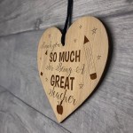  Thank You GREAT TEACHER GIFT Engraved Heart Teacher Gifts