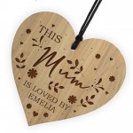 Mum Gifts For Birthday Christmas Personalised Engraved Heart