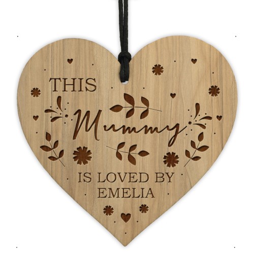 Mummy Gifts For Birthday Christmas Engraved Heart Gift For Mummy