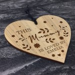 Mummy Gifts For Birthday Christmas Engraved Heart Gift For Mummy