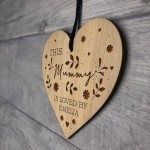 Mummy Gifts For Birthday Christmas Engraved Heart Gift For Mummy