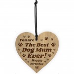 Birthday Gift For Dog Mum Engraved Heart Mum Gift From Dog Pet