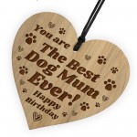 Birthday Gift For Dog Mum Engraved Heart Mum Gift From Dog Pet