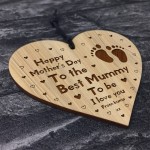 Mothers Day Gift For Mummy To Be Engraved Heart Mummy To Be