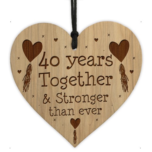 40th Anniversary Gift For Him Her Personalised Wedding Gifts