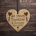 40th Anniversary Gift For Him Her Personalised Wedding Gifts