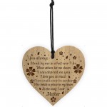 Mum Gifts Wood Heart Poem Mum Birthday Christmas Gift Ideas