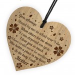 Mum Gifts Wood Heart Poem Mum Birthday Christmas Gift Ideas