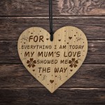 Thank You Gift For Mum Engraved Heart Novelty Mum Gifts