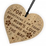 Thank You Gift For Mum Engraved Heart Novelty Mum Gifts