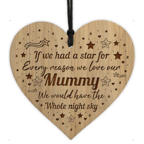 Mummy Gifts LOVE Engraved Heart Mummy Birthday Christmas Gift