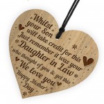 Funny Mothers Day Gift From Son Daughter In Law Engraved Heart N