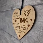 Funny Mothers Day Gift FARTS STINK Joke Novelty Mum Gifts