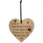 Thank You Gift For Mum Engraved Heart Mum Birthday Gifts