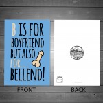 Funny Boyfriend Card For Anniversary Birthday Christmas Card