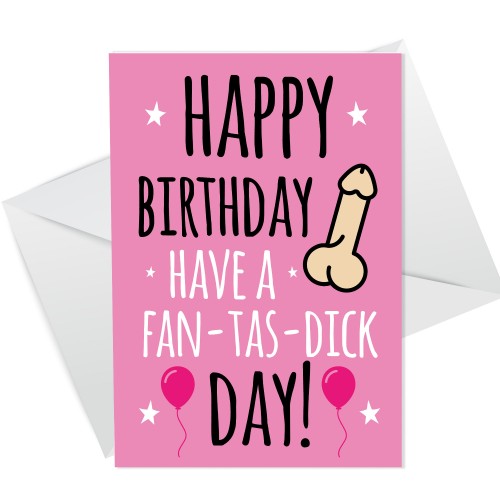 Funny Birthday Card For Women Rude Humour Birthday Cards