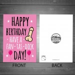 Funny Birthday Card For Women Rude Humour Birthday Cards