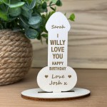 Personalised Funny Birthday Gift For Girlfriend Wife Standing