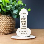 Personalised Funny Birthday Gift For Girlfriend Wife Standing