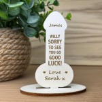 Personalised New Job Gift Engraved Plaque Friendship Gift Luck